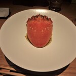 センティウ - アサヒガニと高菜のリングイネ