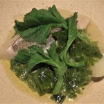 センティウ - マナガツオ　ワカメ　おかのり　新玉ねぎ