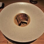 センティウ - 草履海老　原木椎茸　新牛蒡のオイル＆素揚げ