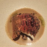 センティウ - 草履海老　原木椎茸　新牛蒡のオイル＆素揚げ