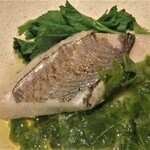 センティウ - マナガツオ　ワカメ　おかのり　新玉ねぎ