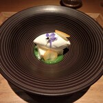 センティウ - 金柑のセミフレッド　生姜　スナップエンドウのソース