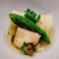 草庵 鍋島 - 竹の子とアワビの煮物