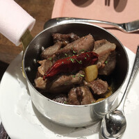 厳選洋食さくらい - 砂肝とはつのガーリックソテー