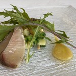 レストラン 桂姫 - 軽くスモークした鰆