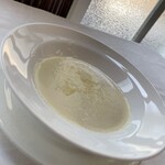 レストラン 桂姫 - 新玉葱のポタージュ