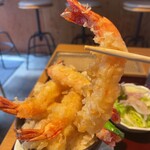 Wain To Tempura Maru Shou - 海老マウン天丼セット 1500円（税込）
                        海老6本、野菜
                        トッピング 海老 1本300円（税込）