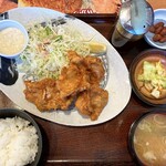 Manten Shokudou - 唐揚げ定食税込550円也