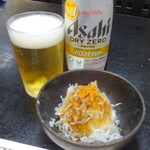Katsugiya - ノンアルコールビールとお通し