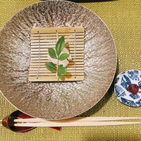寿司英 - アナゴの洗いは梅肉で頂きます