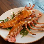 Grilled lobster