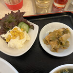 中華 麺琢 - ポテサラ、搾菜