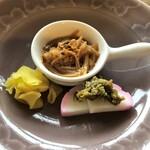 カフェ月星 - おとにゃんランチの小鉢