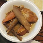 かなめ食堂 - ◆「焼肉定食」◇小鉢 ごぼうの煮物です！