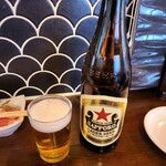 酒場かんかん - ここに来たら赤星は外せない。