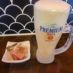 酒場かんかん - 生ビールはプレモル。