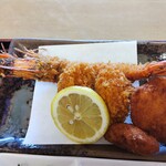 れすとらん甘羅 - メインの揚げ物