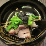 Sakana Ryourina Waya - ナマコ　バイ貝　菜の花　酢の物