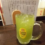 金町製麺 - 緑茶ハイ