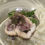 魚菜料理 縄屋 - イワシの太刀魚巻き