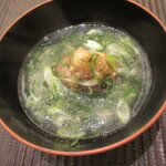 魚菜料理 縄屋 - アンコウの揚げ焼き　トロミのある出汁と