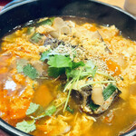 炭火焼肉 銘柄黒毛和牛 福楽苑 - ユッケジャン麺