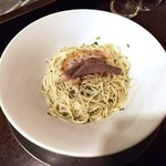 金町製麺 - ペペロンチーノ風塩和え麺