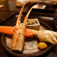 会席料理 岸由 - 蟹、蟹味噌、銀杏