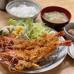 藤与し - エビフライ定食