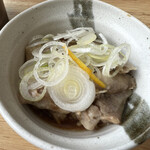 自家製中華そば すずらん - 地鶏のもつ煮込み