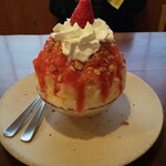 かき氷倶楽部 - いちごミルフィーユかき氷