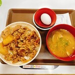 Sukiya - 牛丼大盛り・豚汁