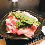 割烹 銀波 - ブランド豚登板焼き