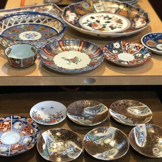 店主こだわりのお皿