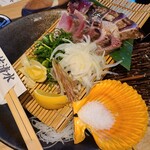 Tosa Shimizu Warudo - カツオとブリの藁焼き