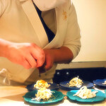 島津 - ✽ 追加写真　シラウオ（三重県桑名）カラスミがけ