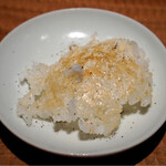 Sasakoto To Mamagoto Kiseto - おこげはトリュフ塩でパリパリ頂きました。