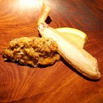 アカ - 間人蟹のパエリア　山椒のアイオリソース添え