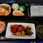 ANA ラウンジ - 機内夕食