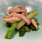 イチリン ハナレ - 北寄貝とカイラン菜