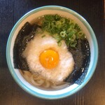 あずみうどん - 山かけうどん　550円