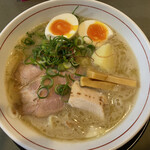 麺や 雅流 - 鶏豚白湯煮玉子ラーメン