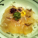 銀座 佐藤養助 - 真鯛の皮霜造り丼