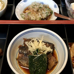 Wagayano Aji Shuu - イワシ生姜煮と刺身薬味ポン酢