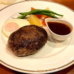 寺町ハンバーグ 極楽蜻蛉 - 寺町ハンバーグステーキ（デミグラスソース）