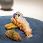 レストラン オオツ - 2022.3 駿河湾産ラングスティーヌ ローストした茴香と叩いた茴香