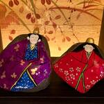 Ichikawa Oidon - 毎年2月上旬～3月下旬に大隅横川駅で開催される『手作りひなかざり展』に展示されていた作品です。現在は当店のフロントに毎年飾っています。