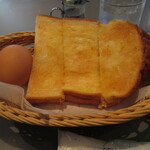 ポイント - トースト＆ゆで卵