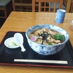 Matsunoya - 親子南ばんうどん(850円)