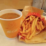 Mcdonalds - コーヒー（S）￥100円+マックフライポテト（M）￥280円